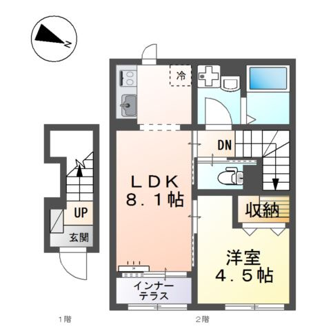 アヴニールの間取り