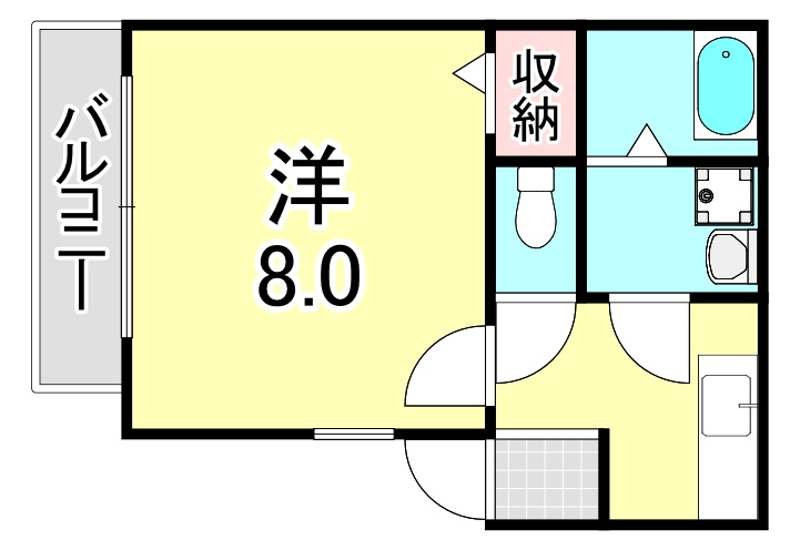 REGIA尼崎大物の間取り