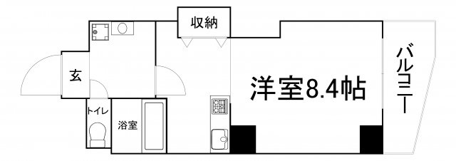 【間取り】 | カシェット緑橋 | ※反転間取り