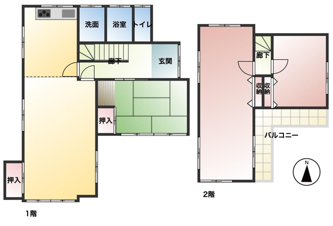 【間取り】 | 日高市高萩　中古戸建