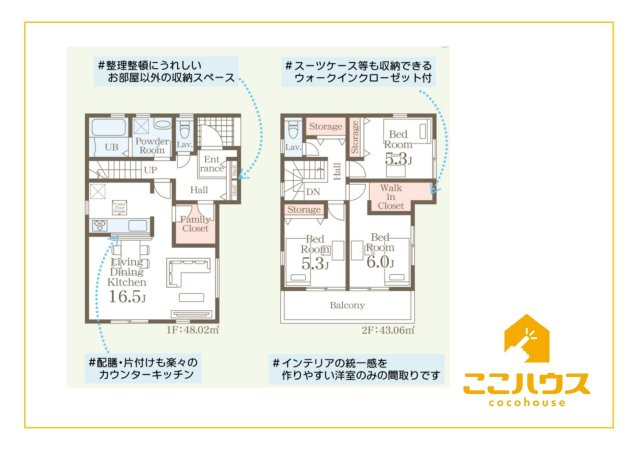 宜野湾市嘉数　リーブルガーデン　新築戸建て　全6棟　5号棟の間取り|「今から見たい！」当日の見学も大歓迎！