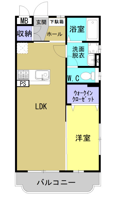 プレジールＴの間取り
