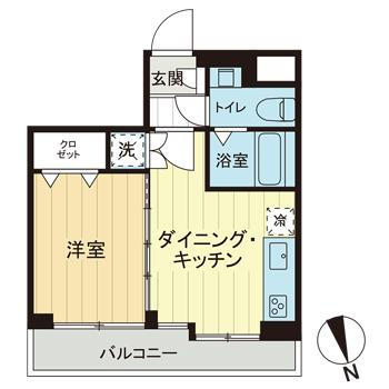 自由ヶ丘第３マンションの間取り