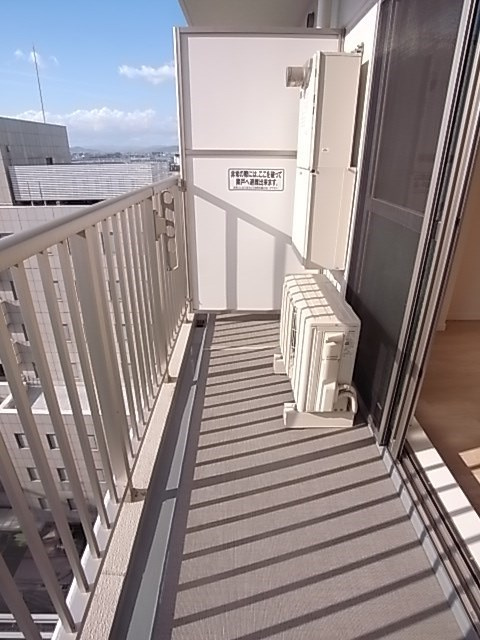 エス・キュート尼崎Ⅱのバルコニー