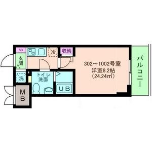 エス・キュート尼崎Ⅱの間取り