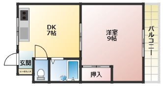 第１カトレアハイツの間取り