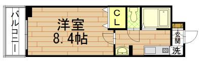 ヴィヴァーチェ四条大宮の間取り