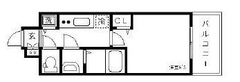 プレサンス松屋町ファステの間取り