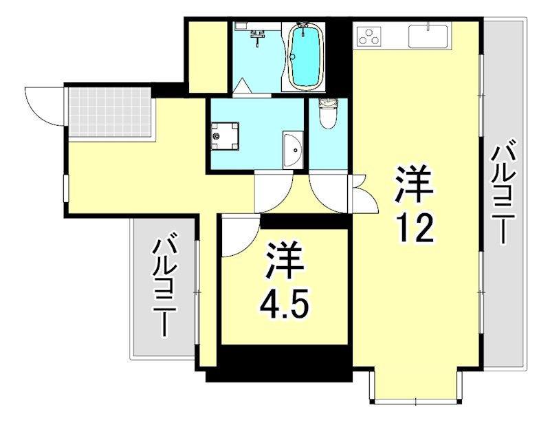 夙川フィネスの間取り