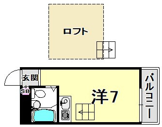 パラツィーナ夙川東の間取り