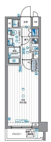 パティーナ住吉の間取り