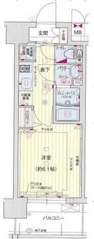 プレサンス南森町駅前の間取り