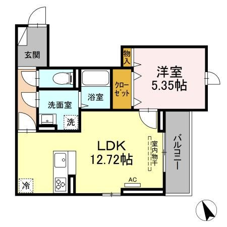 D-room箱崎の間取り