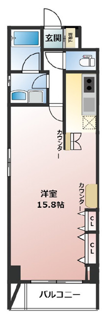 レジオン・ド・ヌールの間取り