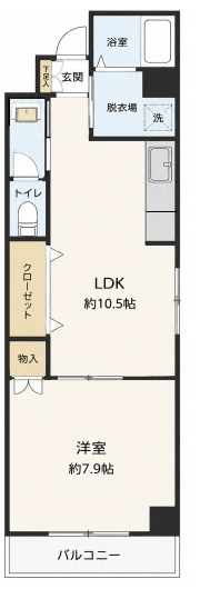 CALLING Osaka Hommachiの間取り