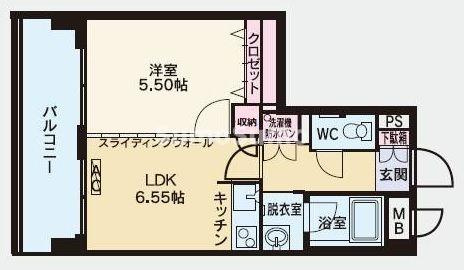 グランシャリオ住吉の間取り
