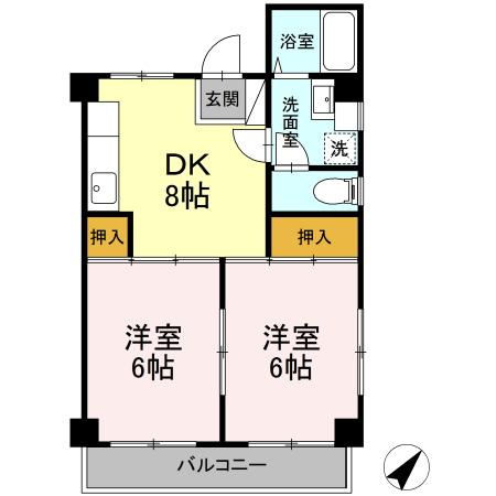 スプリングヒルズ宝の間取り