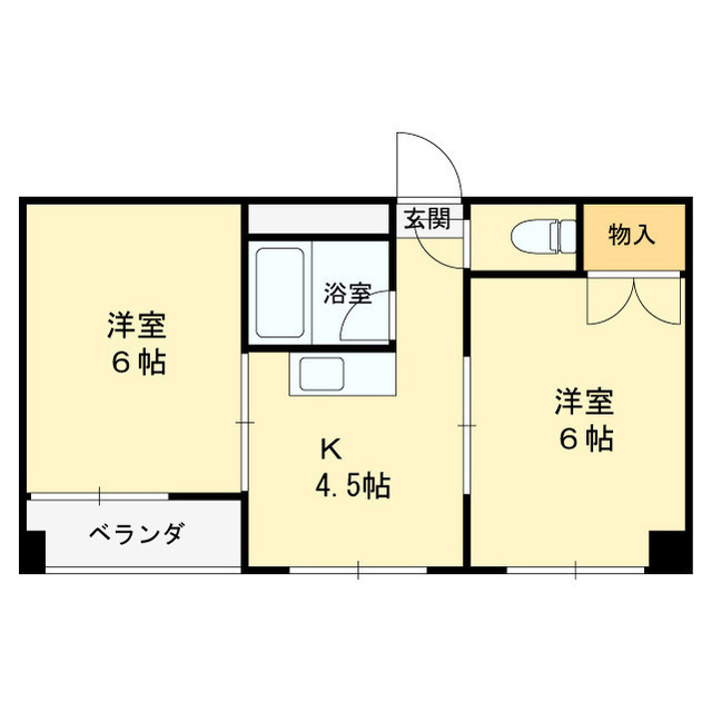 ラパンジール長堀の間取り