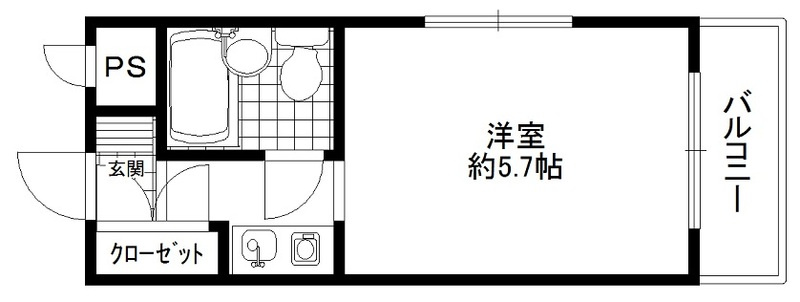 ビシック西進の間取り