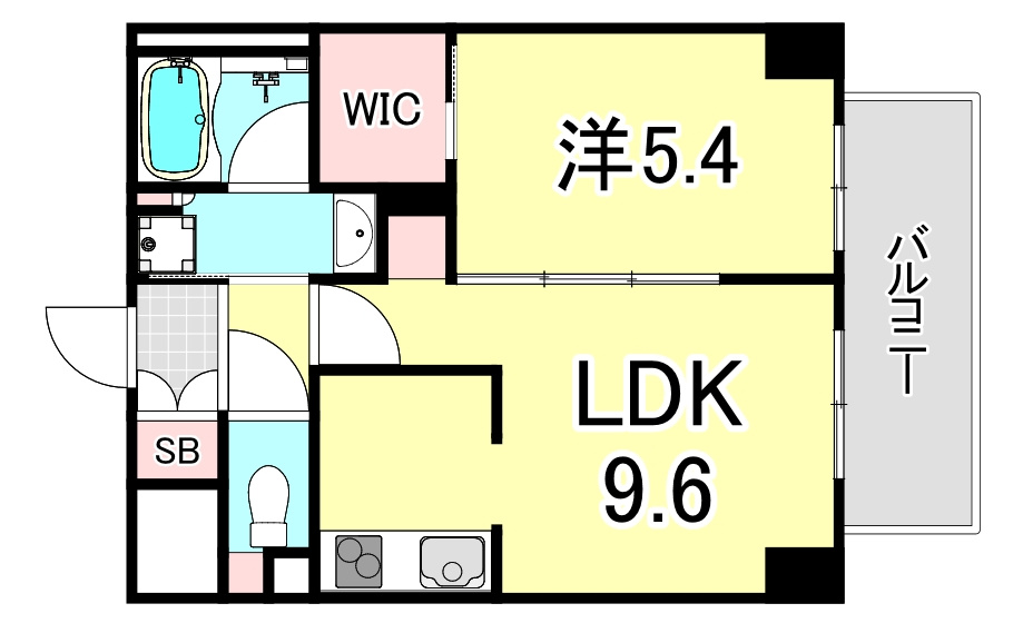 CASA甲子園口Ⅰの間取り