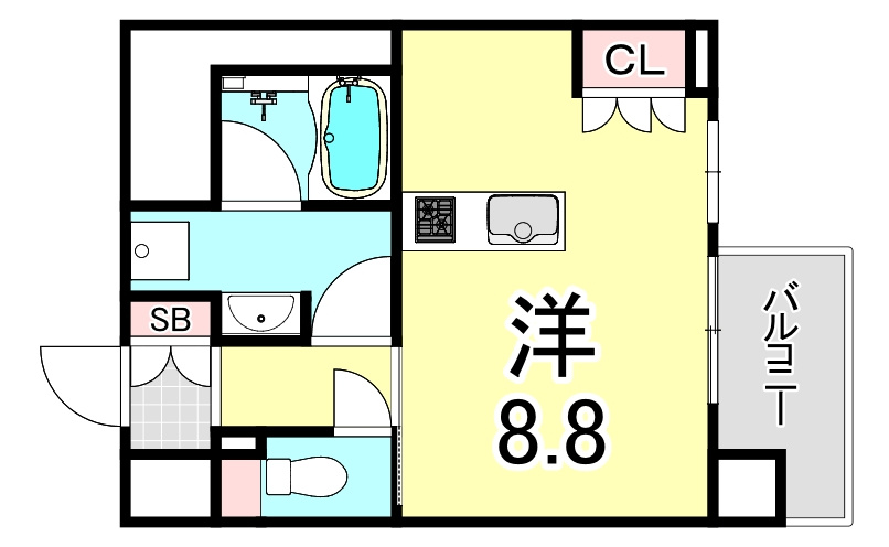 ジオエント阪神西宮の間取り