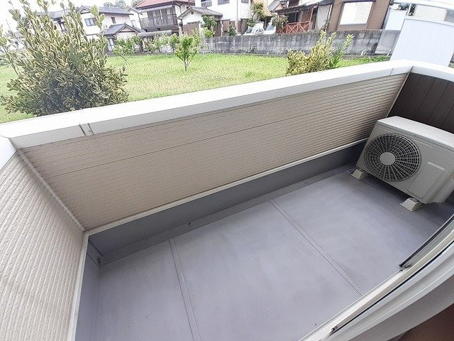 アンジュＡのバルコニー|バルコニー付きです