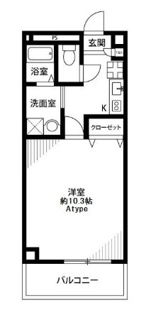 アンプルール　フェール　ＢａｔｅａｕⅠの間取り