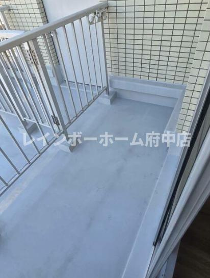 府中ロイヤルマンションのバルコニー