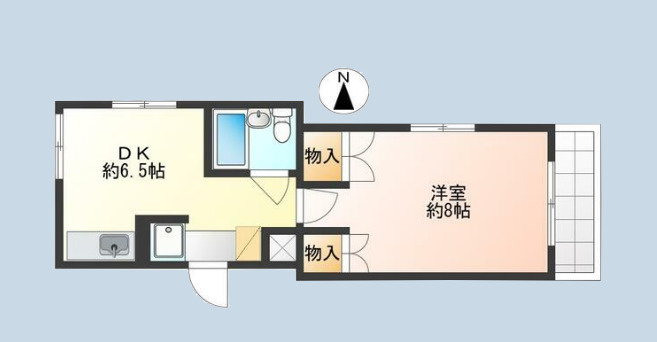 府中ロイヤルマンションの間取り