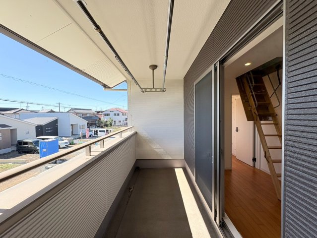 中古戸建　岐阜市尻毛2丁目　平成30年築のバルコニー