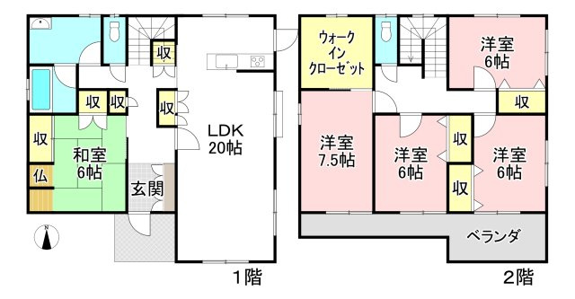 各務原市那加浜見町１丁目の間取り