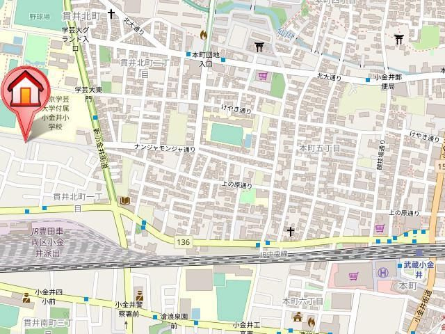 ホルツハイムの地図