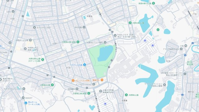 大阪狭山市大野台　第1期　新築一戸建ての地図