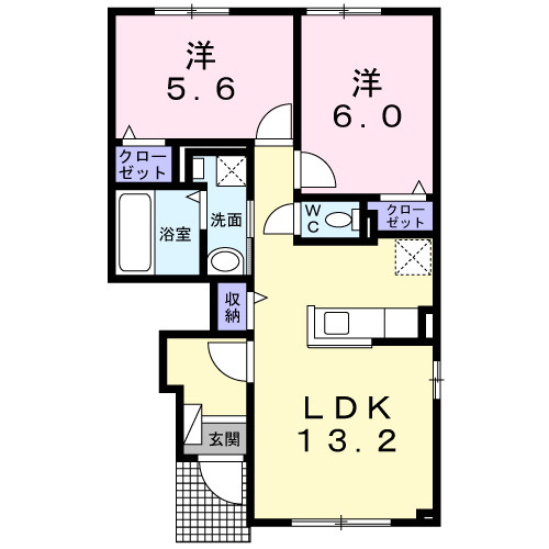Ｅｖｉｔａ（エヴィタ）の間取り