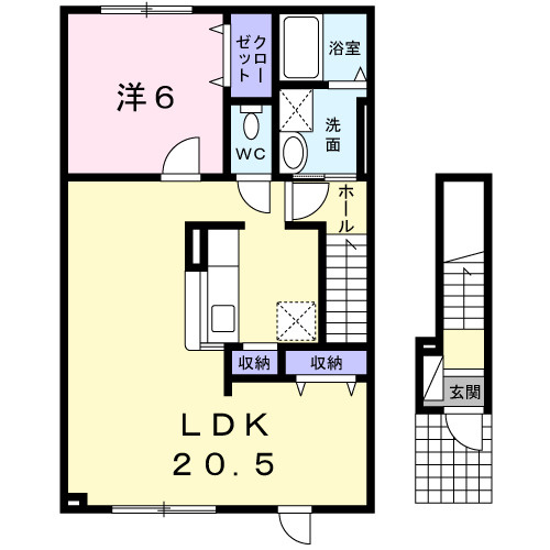 グランソレイユの間取り