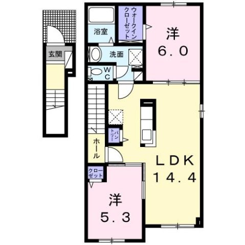 ネオ　グレイスⅡの間取り
