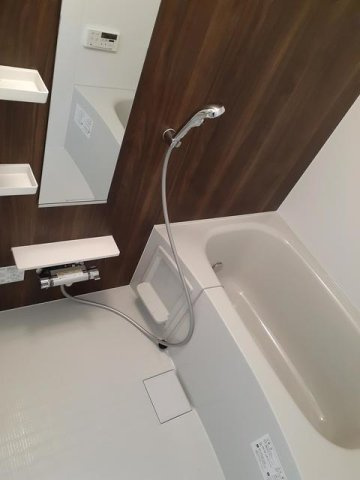 ヴィラＫ　Ⅴの浴室|コンパクトで使いやすいお風呂です