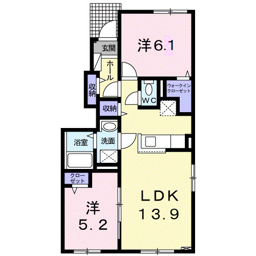 ル　リアン（Ｌｅ　Ｌｉａｎ）の間取り