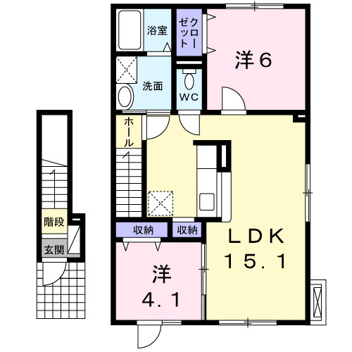 レガーロの間取り