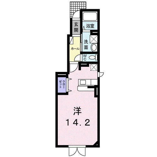 レジデンスひまわりの間取り