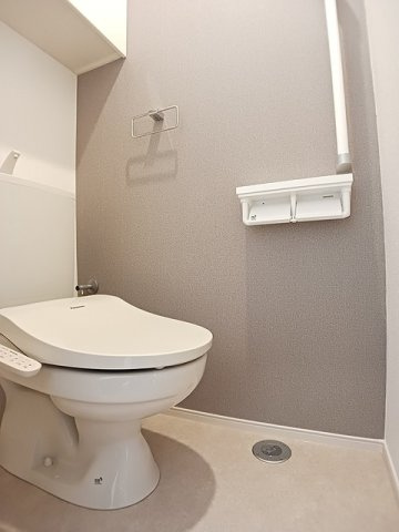 ヴィラＫ　Ⅶのトイレ|落ち着いたトイレです