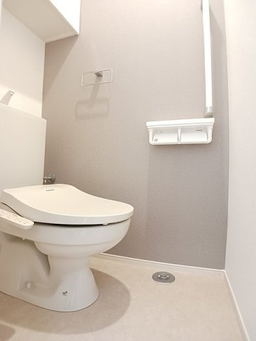 ヴィラＫ　Ⅶのトイレ|清潔感のあるトイレです