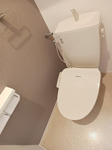 ヴィラＫ　Ⅶのトイレ|落ち着いたトイレです