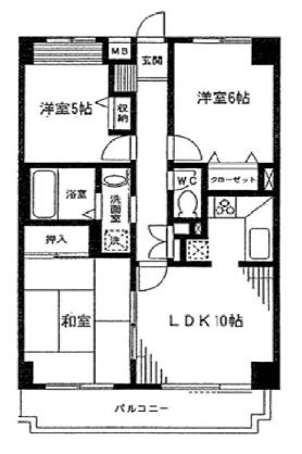 【間取り】 | サングレース砧