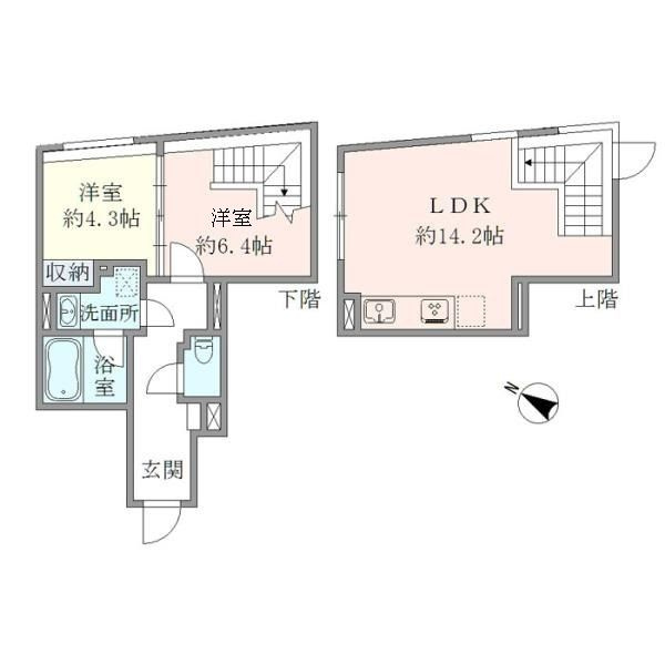 ＨＴピア赤坂の間取り