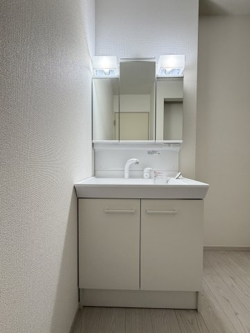 玉手　新築一戸建ての洗面所