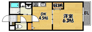 【間取り】 | ヴァロンドール中野