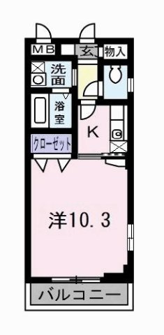 シェーンタール須磨の間取り