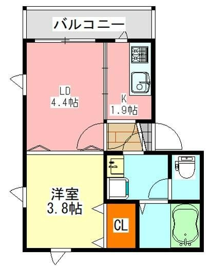 ＡＱＵＥ８の間取り