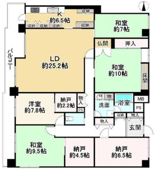 【間取り】 | K51344-ｺｽﾓ北野白梅町